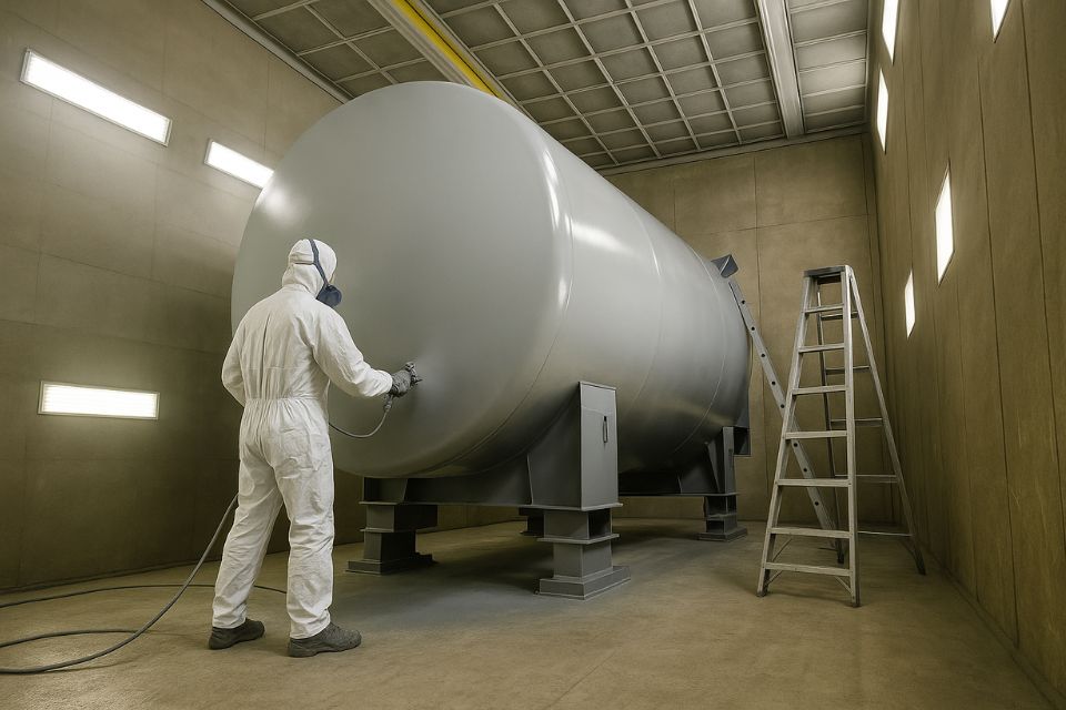 Application de peinture industrielle en Charente Maritime